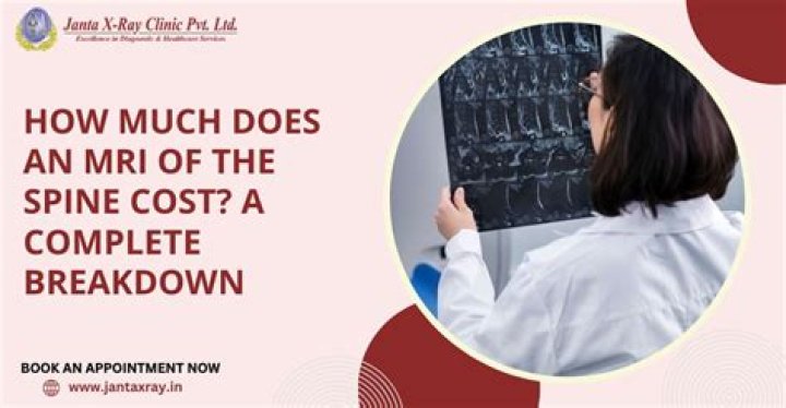How much does an MRI of spine cost?