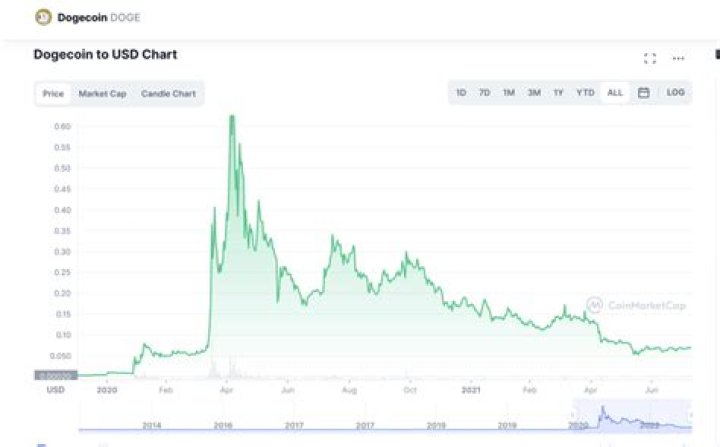 How much does Dogecoin cost?