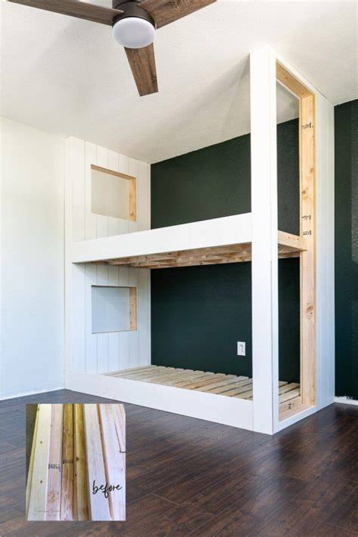 How much does it cost to build built in bunk beds?