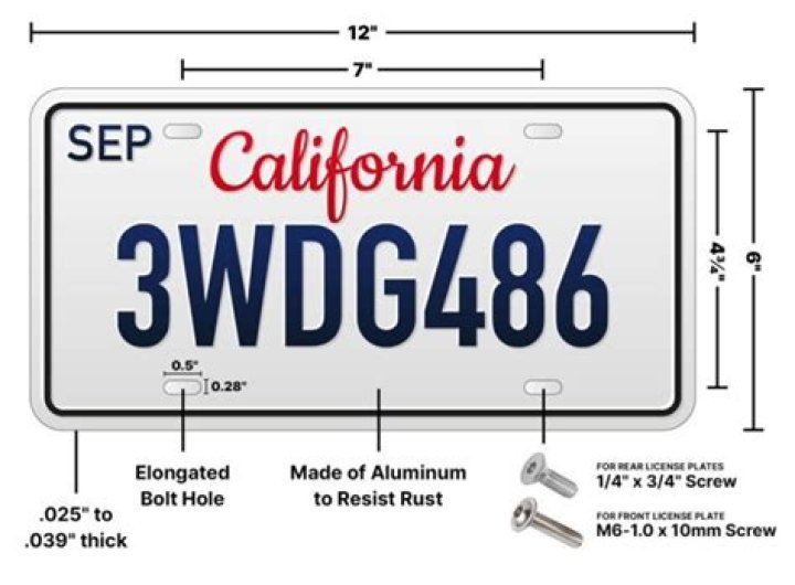 How much does it cost to run a license plate?