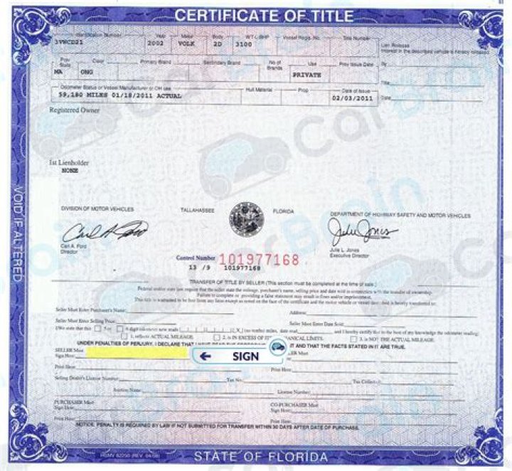 How much does it cost to transfer a car title in Florida?