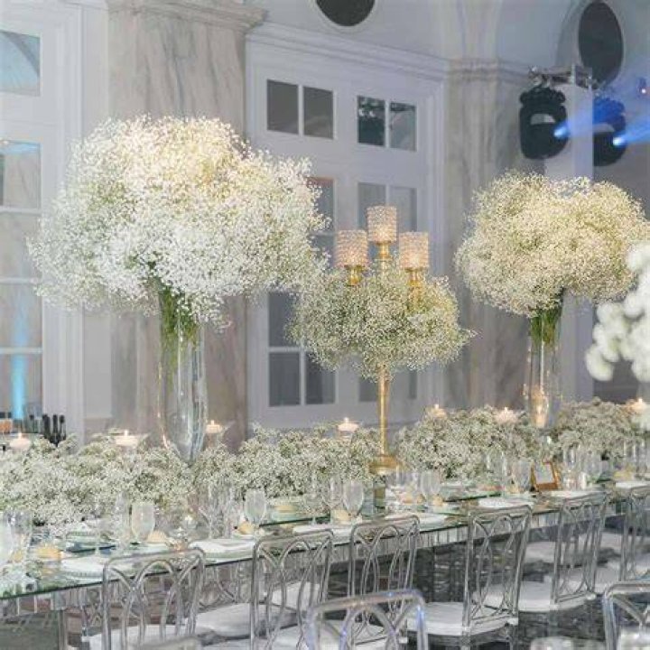 How much is a baby's breath centerpiece?