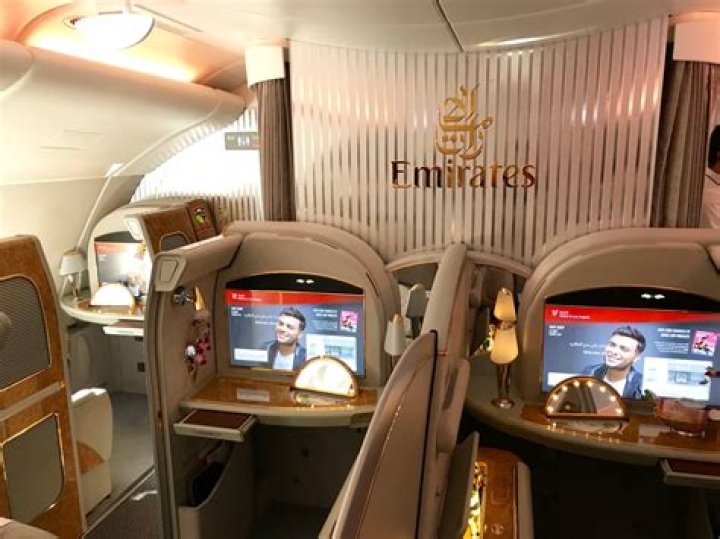 How much is a first class ticket on Emirates a380?