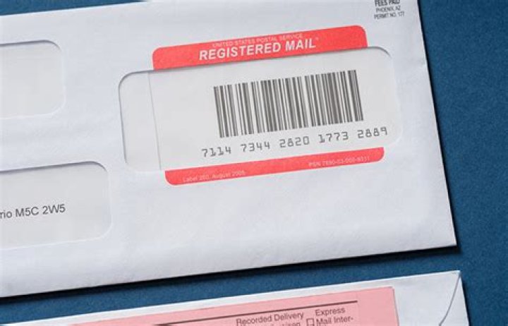 How much is it for registered mail?