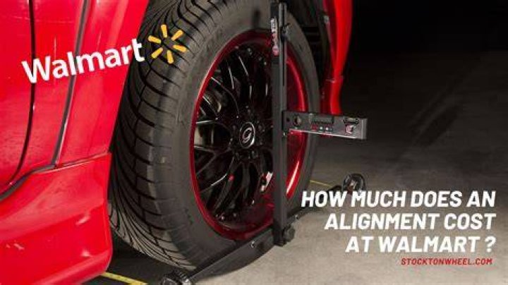 How much is it to get an alignment at Walmart?