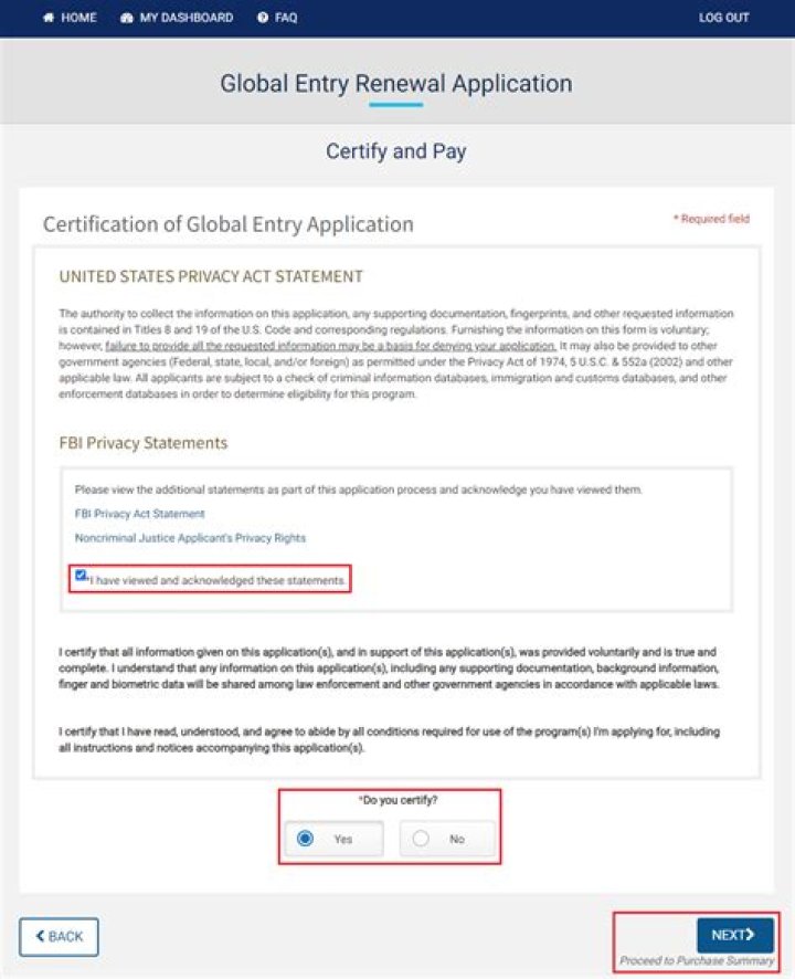 How much is the global entry renewal fee?