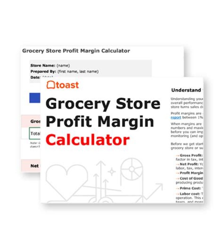 How much margin do supermarkets make?