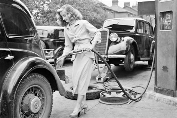How much was a gallon of gas in 1950?