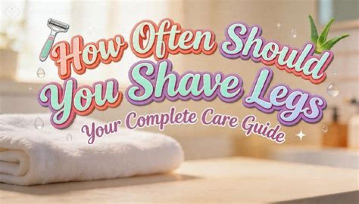 How often should you shave legs?