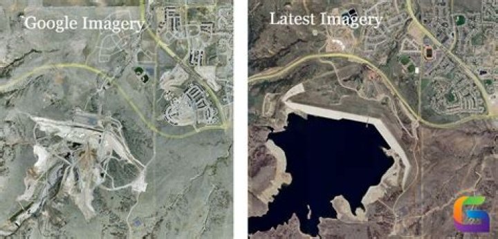How old are Google satellite images?