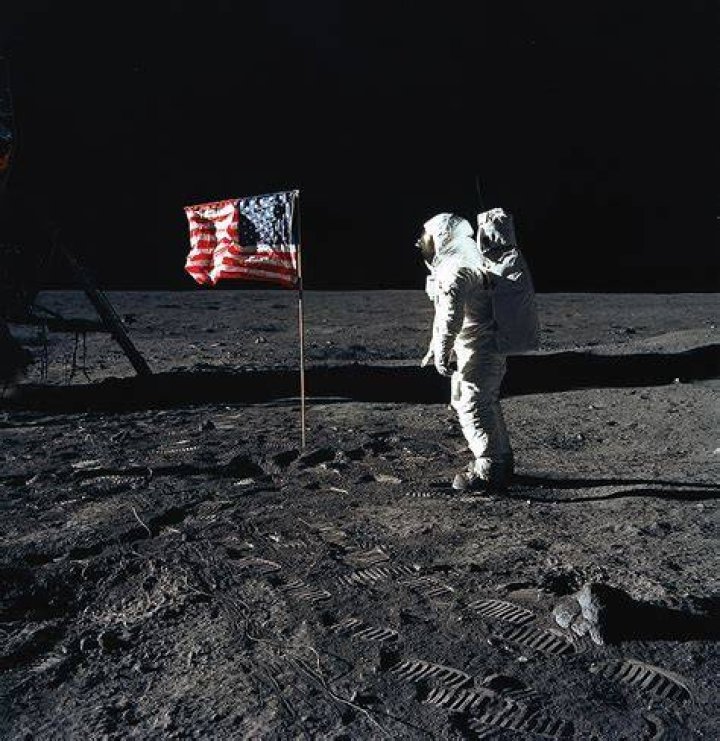 How old was Buzz Aldrin when he walked on moon?