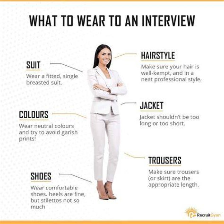 How should you wear long hair to an interview?