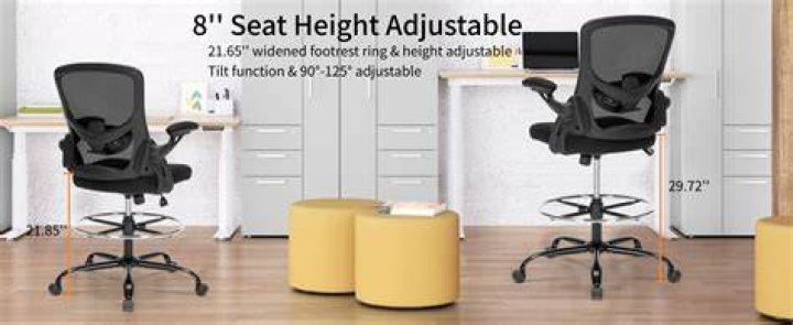 How tall are drafting chairs?