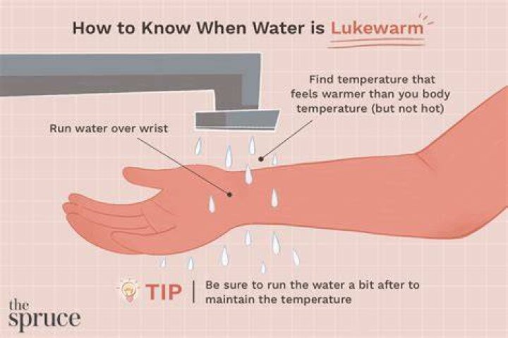 How warm is a lukewarm bath?