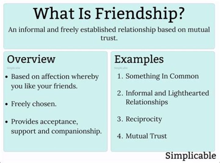 Is a friendship a relationship?