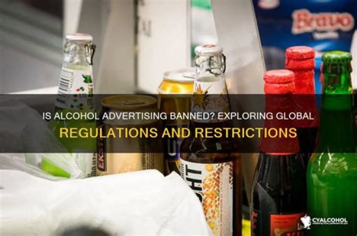 Is advertising alcohol banned?