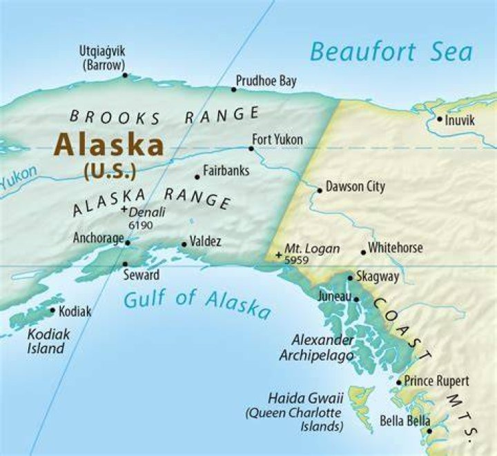Is Alaska east or west?