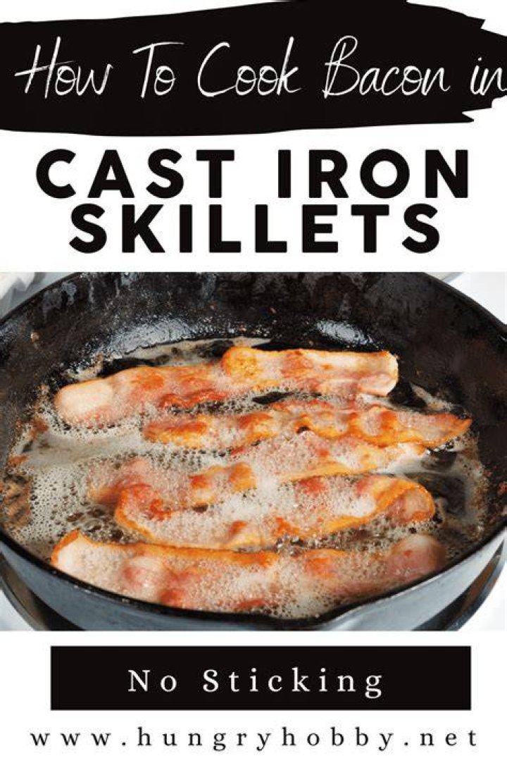 Is bacon good for cast iron?