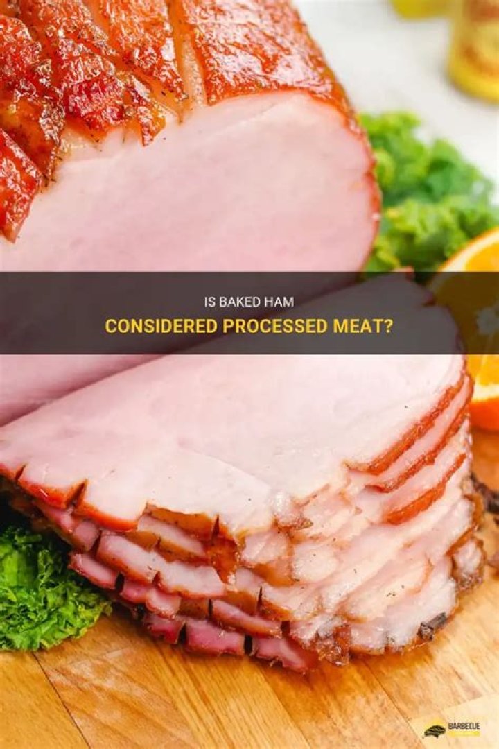 Is Baked Ham considered processed meat?