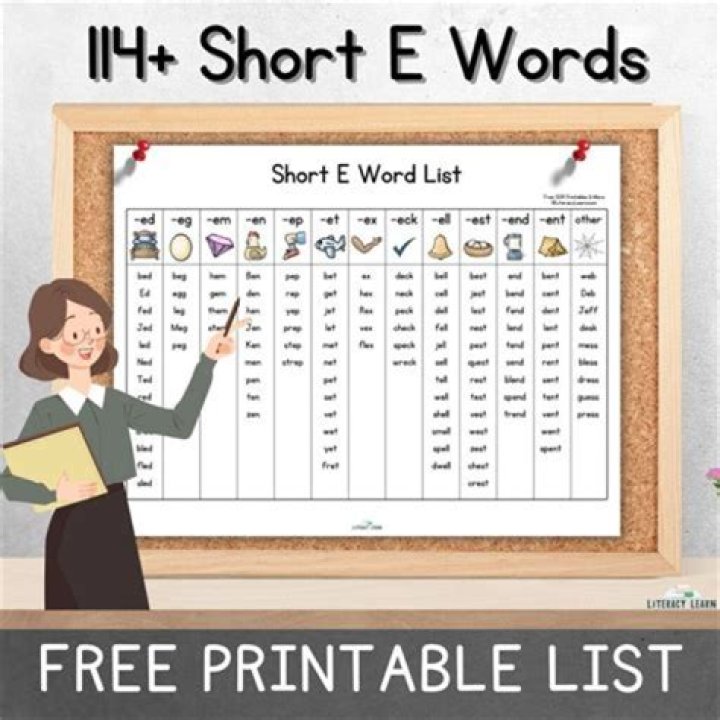 Is bed a short e word?