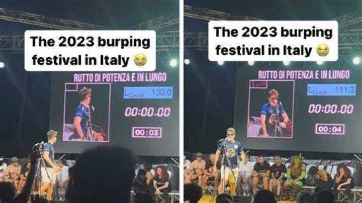 Is burping a compliment in Italy?