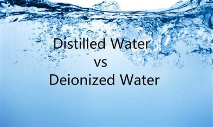 Is deionized water the same as distilled water?