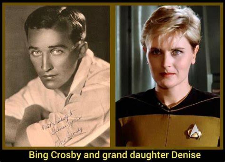 Is Denise Crosby related to Bing Crosby?