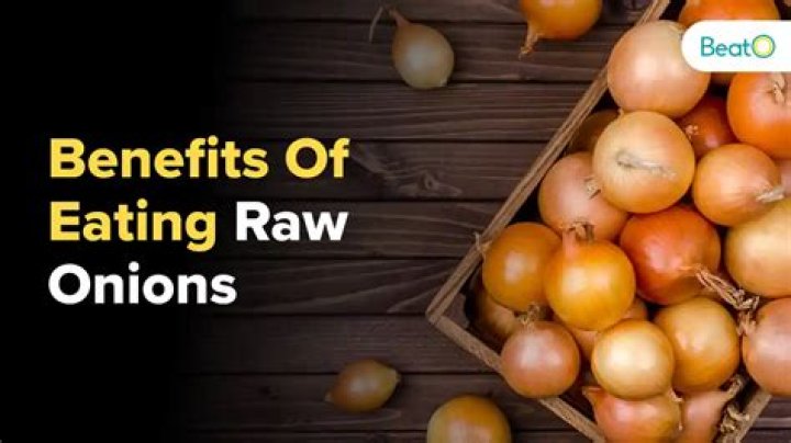 Is eating raw onion good for you?
