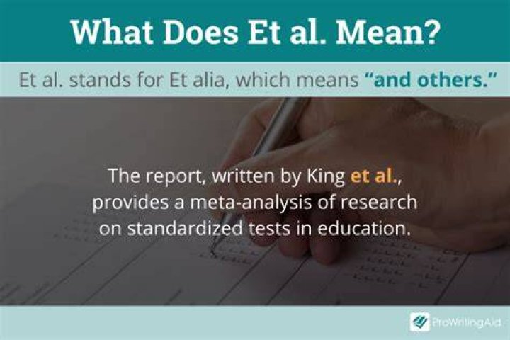 Is et al Latin?