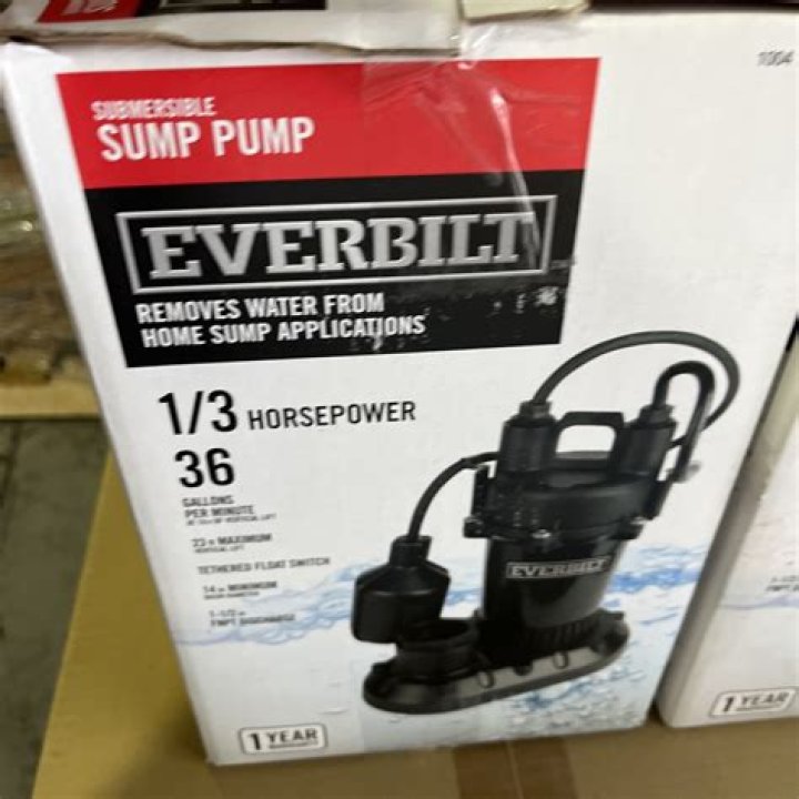 Is Everbilt a good sump pump?