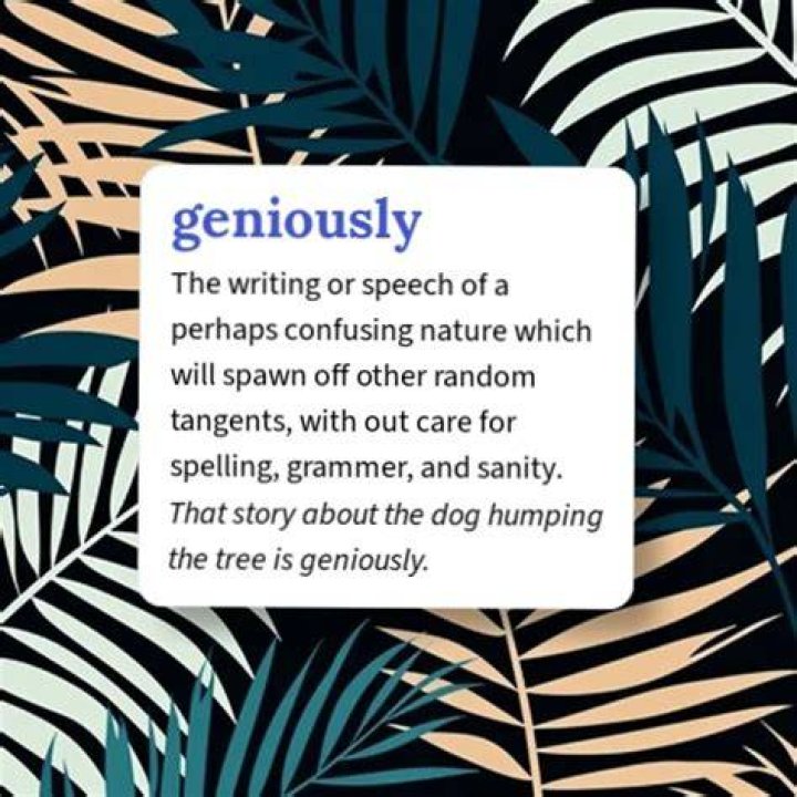 Is Geniously a word?