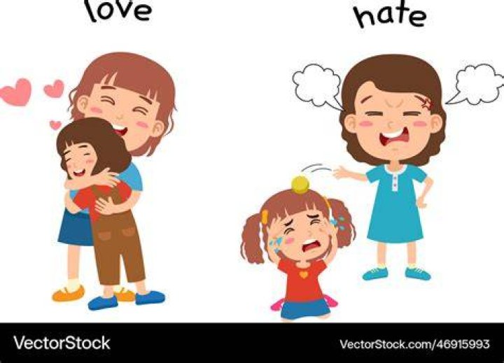 Is hate the same as love?
