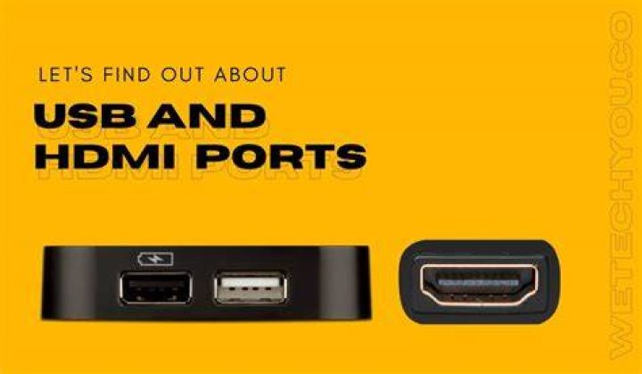 Is HDMI and USB the same?