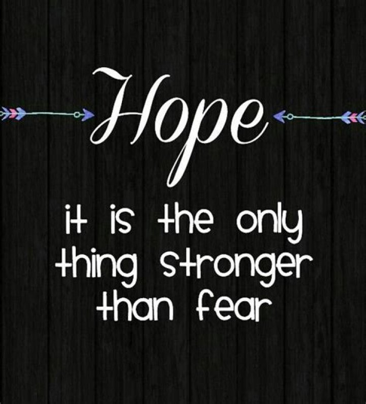 Is hope the strongest emotion?