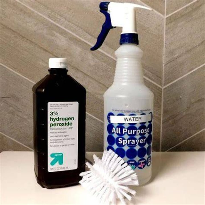 Is hydrogen peroxide safe on tile?