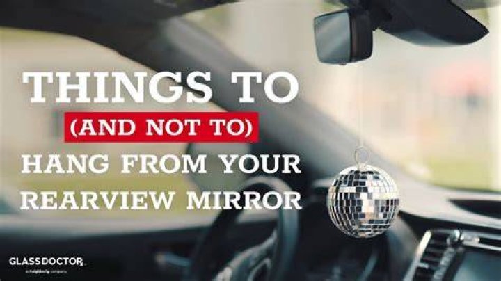 Is it illegal to have something hanging from your mirror?