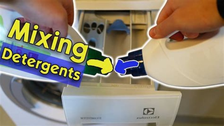 Is it OK to mix two laundry detergents?