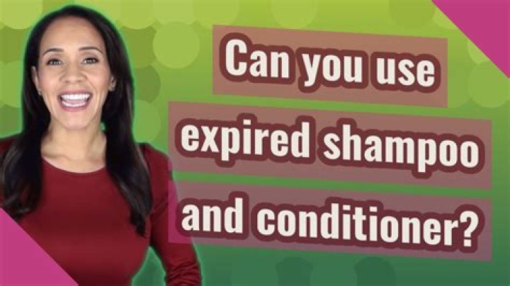 Is it okay to use expired shampoo?