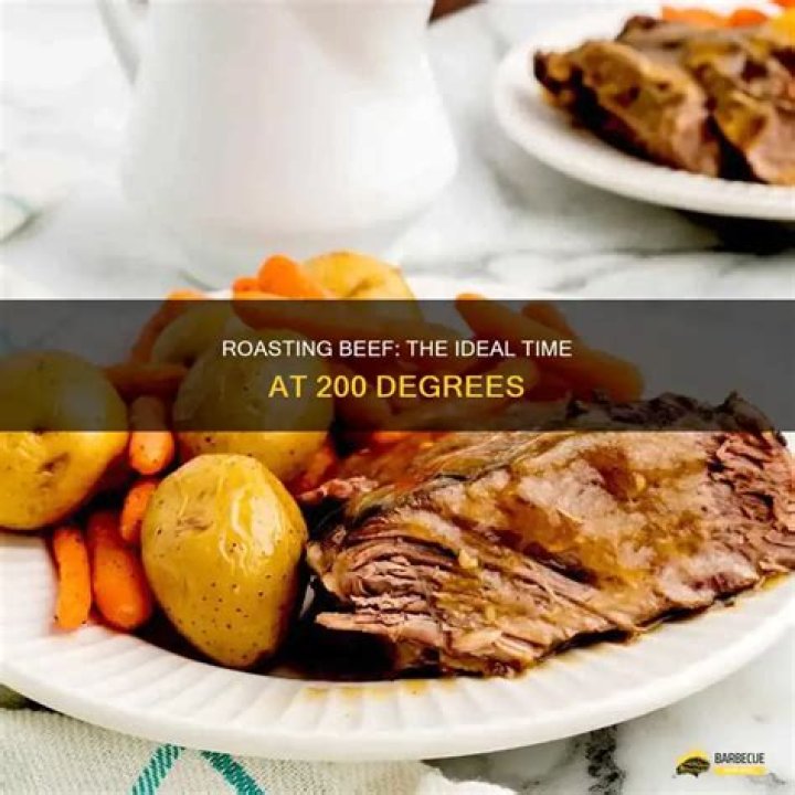 Is it safe to cook beef at 200 degrees?