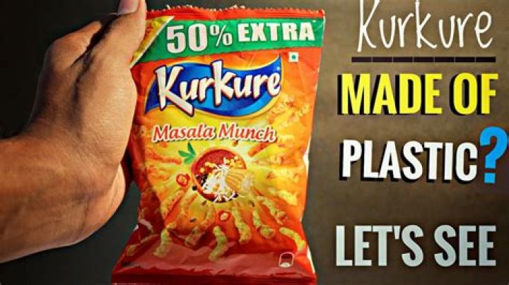 Is kurkure made out of plastic?