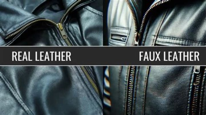 Is man made leather real leather?