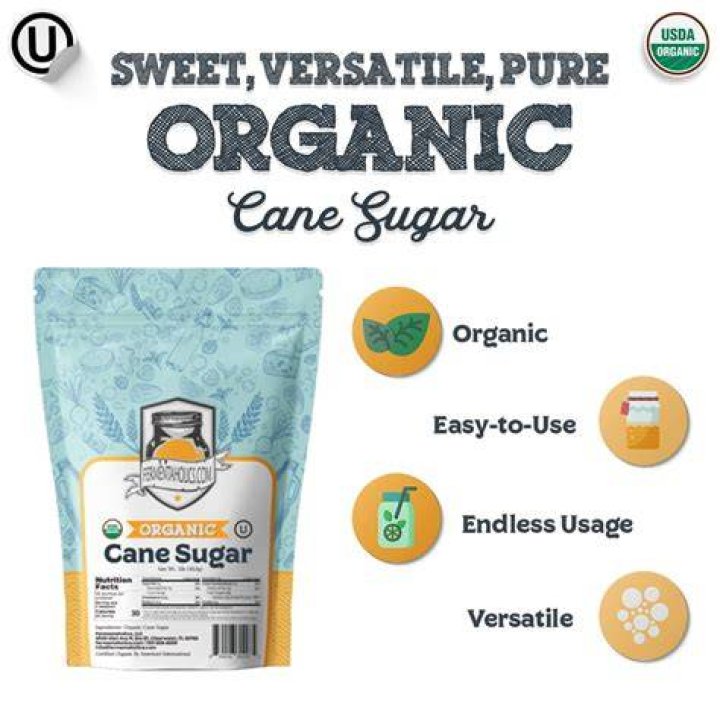 Is organic cane sugar processed sugar?