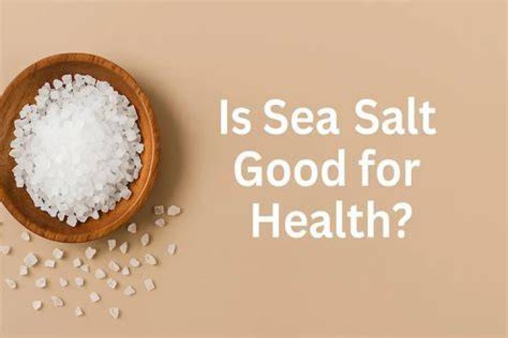 Is sea salt good for health?