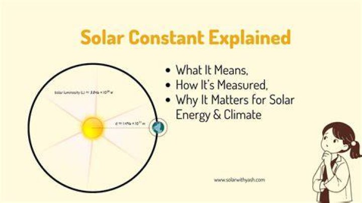 Is the sun a constant?