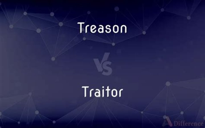 Is there a difference between treason and high treason?