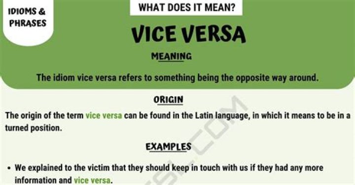 Is there a hyphen in vice versa?
