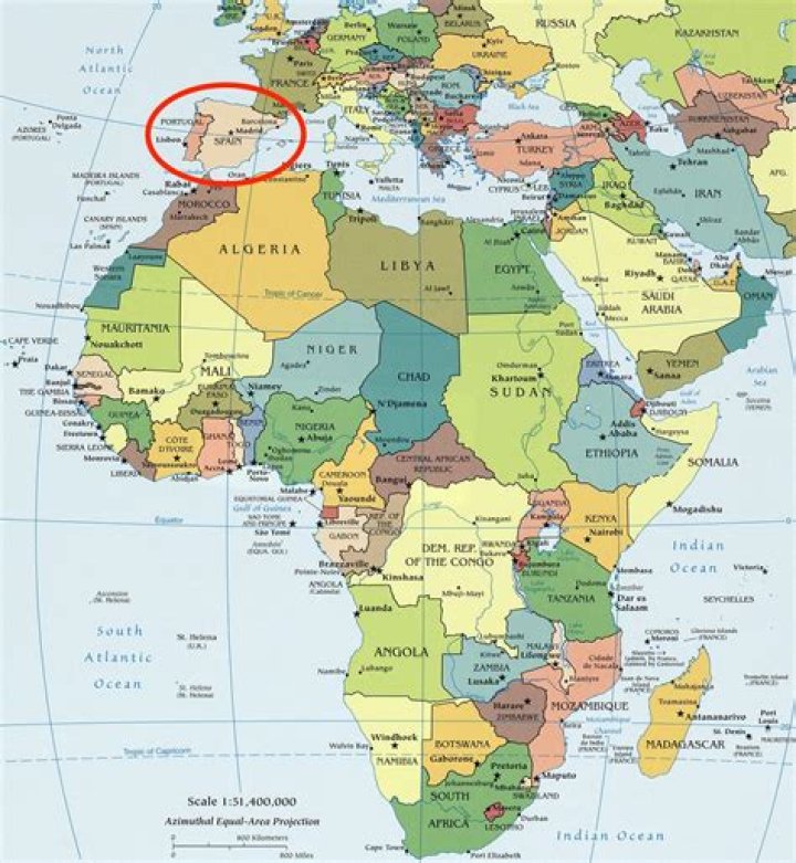 Is there a part of Spain in Africa?
