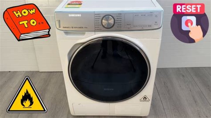 Is there a way to reset a Samsung dryer?