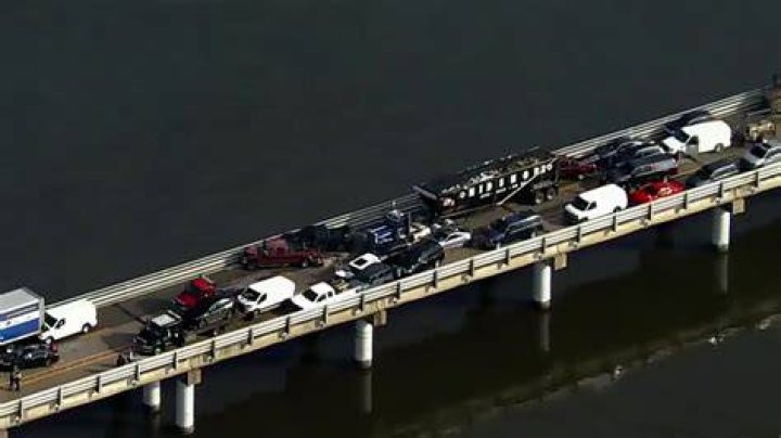 Is there an accident on the Chesapeake Bay Bridge?