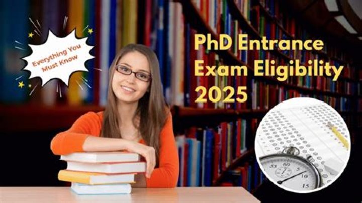 Is there entrance exam for PhD?